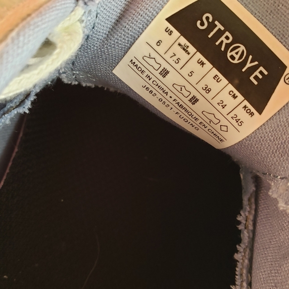 STRAYE Blue Denim Skateboard Shoes - Picture 6 of 6